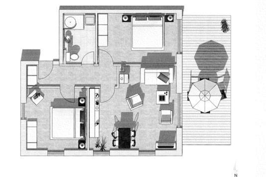 Residenz Am Hafen Boddensuite อาเรนสโฮพ ภายนอก รูปภาพ